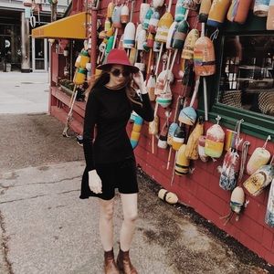 Velvet colorblock by Maureen Elizabeth NWT